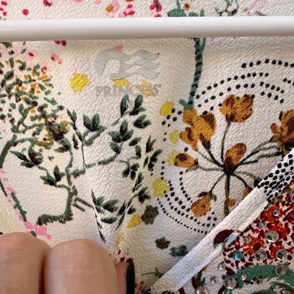 Floral Patterned Swimsuit Cover - Picture 2 of 4